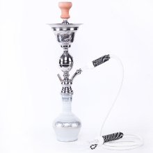 Good price stainless shisha single pipe glass chicha nargile hookah